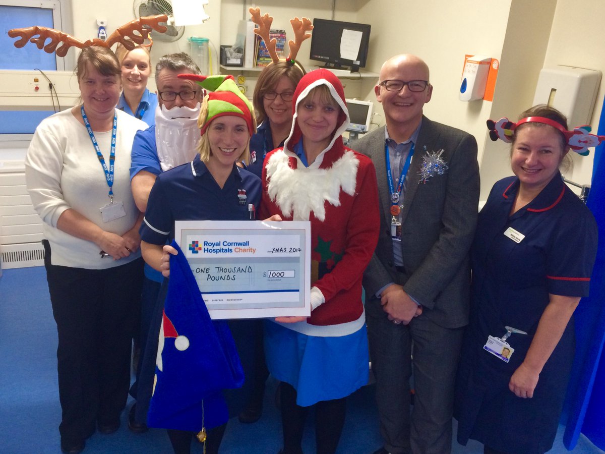 Massive Congratulations to The Urgent Care Centre Team for their 12 Days of Christmas award.  The money will be put to good use by refurbishing the Children's cubicle.  Well done Team Urgent Care! <a href="/RCHTWeCare/">Royal Cornwall Hospitals NHS Trust</a> @WCHMed