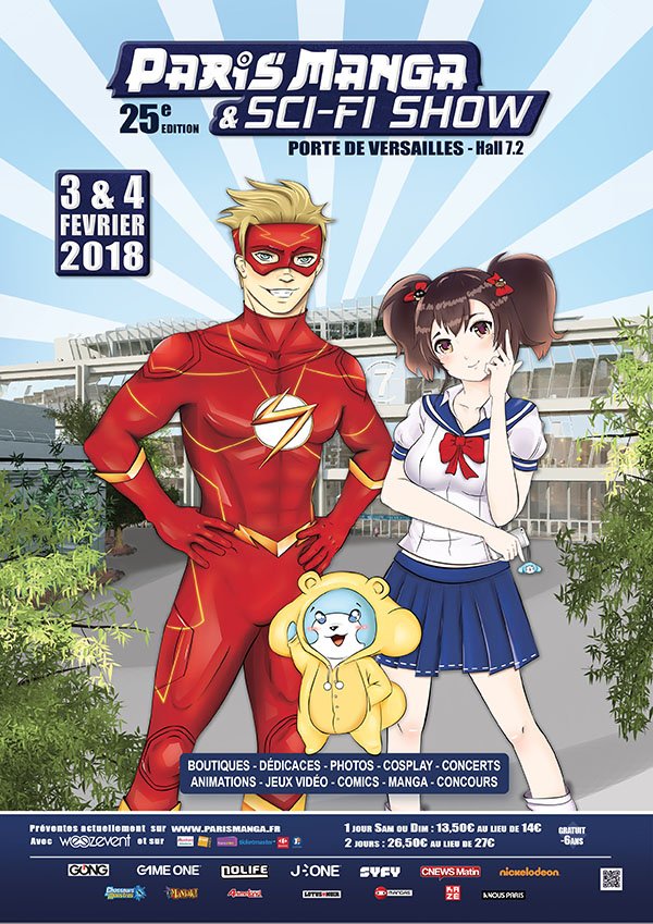 moviecreation's tweet photo. Paris Manga &amp; Sci-Fi Show 2018, une édition qui promet d'être époustouflante !  https://t.co/oV9fP5cTay #parismanga #scifi #geek https://t.co/1LKpTExGId