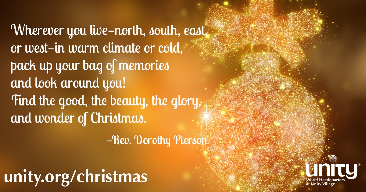 SilentUnity's tweet image. After all, life is meant to be experienced, to be enjoyed with all our faculties. No other season simultaneously stimulates all of our senses quite like the Christmas season.—Unity CEO @IamJimBlake, bit.ly/2z1pjuq