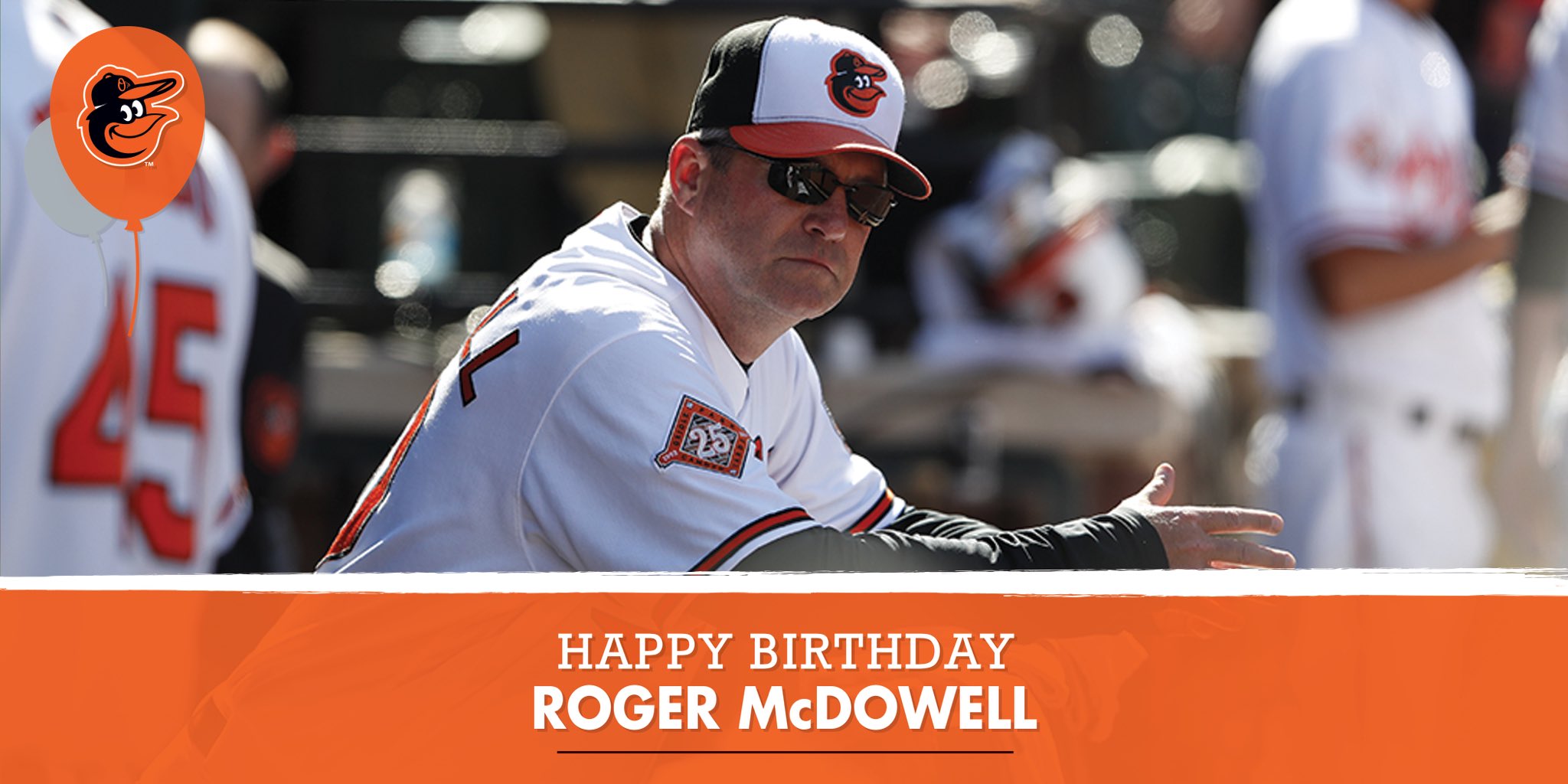 Happy 57th Birthday to Orioles pitching coach, Roger McDowell! 