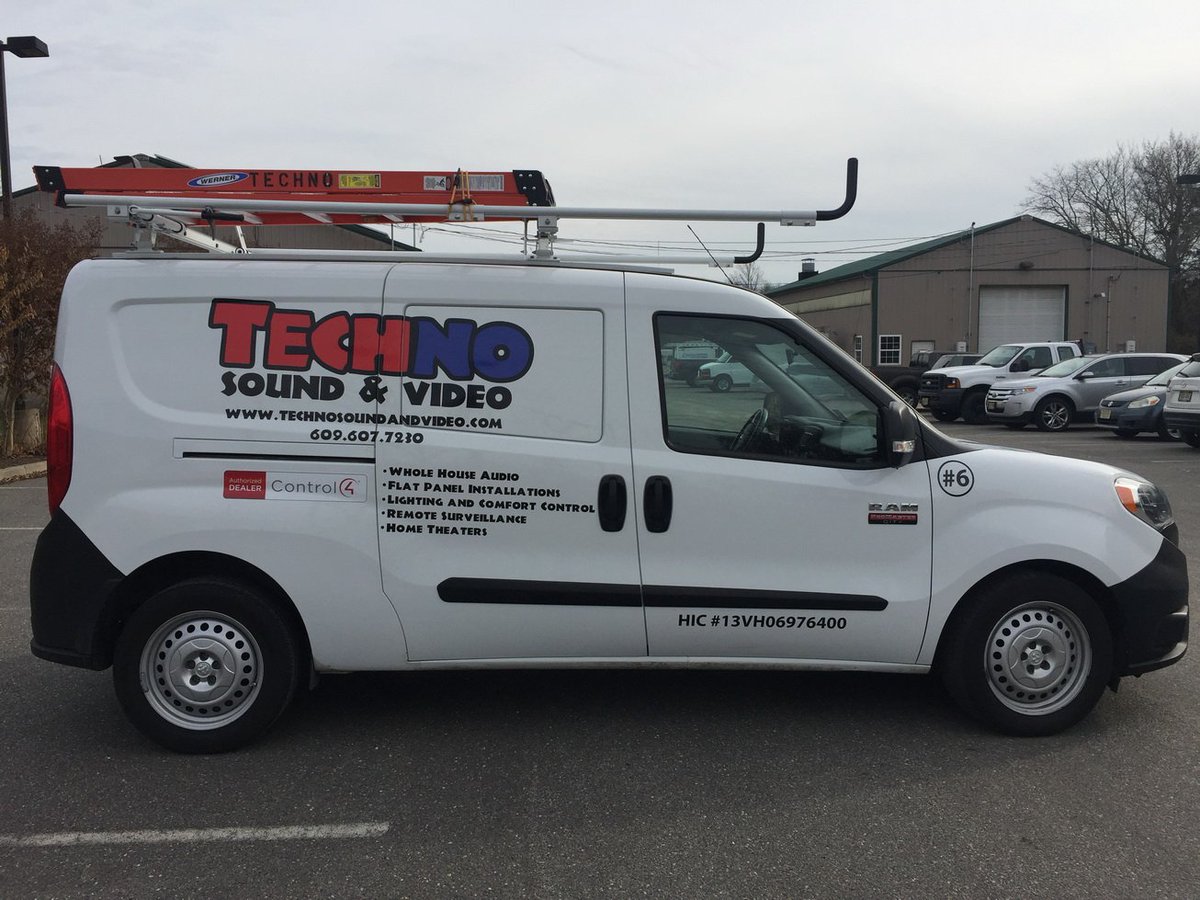 CoastalSign's tweet photo. We recently installed new graphics on a @TechnoSandV truck. Take a look! #CoastalSign #Install #Techno #Sound #Video #3M #GeekWraps #WrapTheWorld https://t.co/vCioGQ7GWp