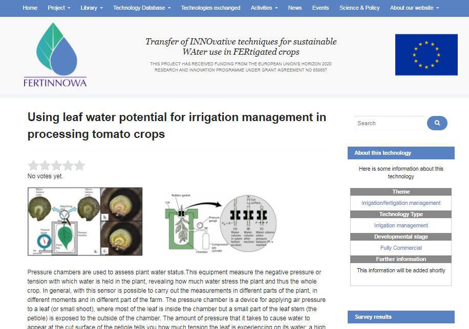 fertinnowa's tweet photo. Leaf #waterpotential can also be used for #irrigationmanagement in #processingtomato crops
https://t.co/tusMyiUUDs https://t.co/m61yBdLWAC