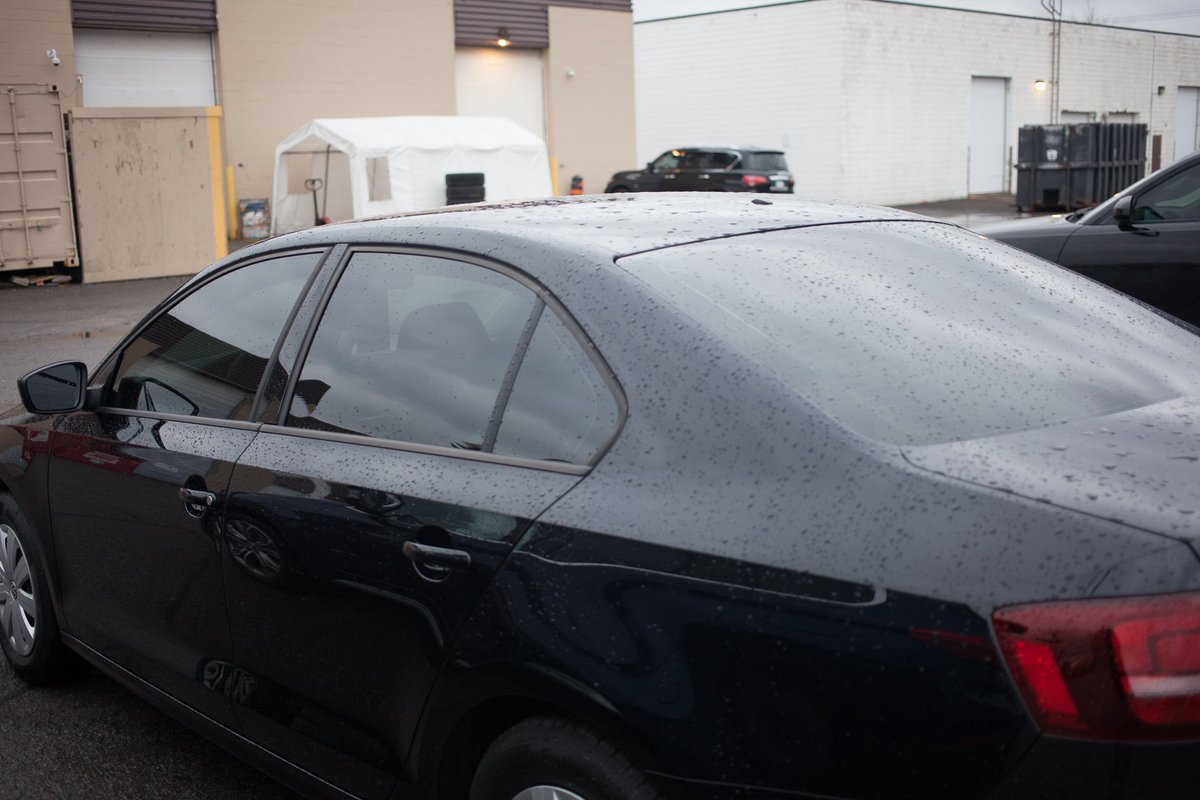 gwautocare's tweet photo. Looking to tint your windows but unsure of what shades to get? This is a 20% shade on the back and front of this @Volkswagen Jetta during an overcast day.
This is our darkest and most requested shade in our #PrimeXR ceramic line of film. We have many lighter options available. https://t.co/qu4xyI3fhh