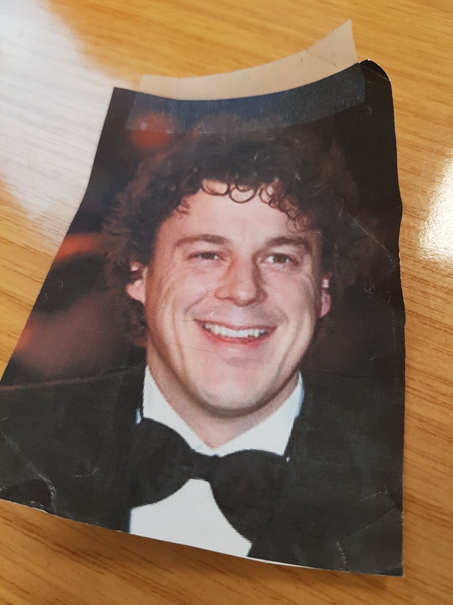 MiniMich25's tweet image. Someone at work has a secret Alan Davies crush. Found this when doing a file reshuffle.