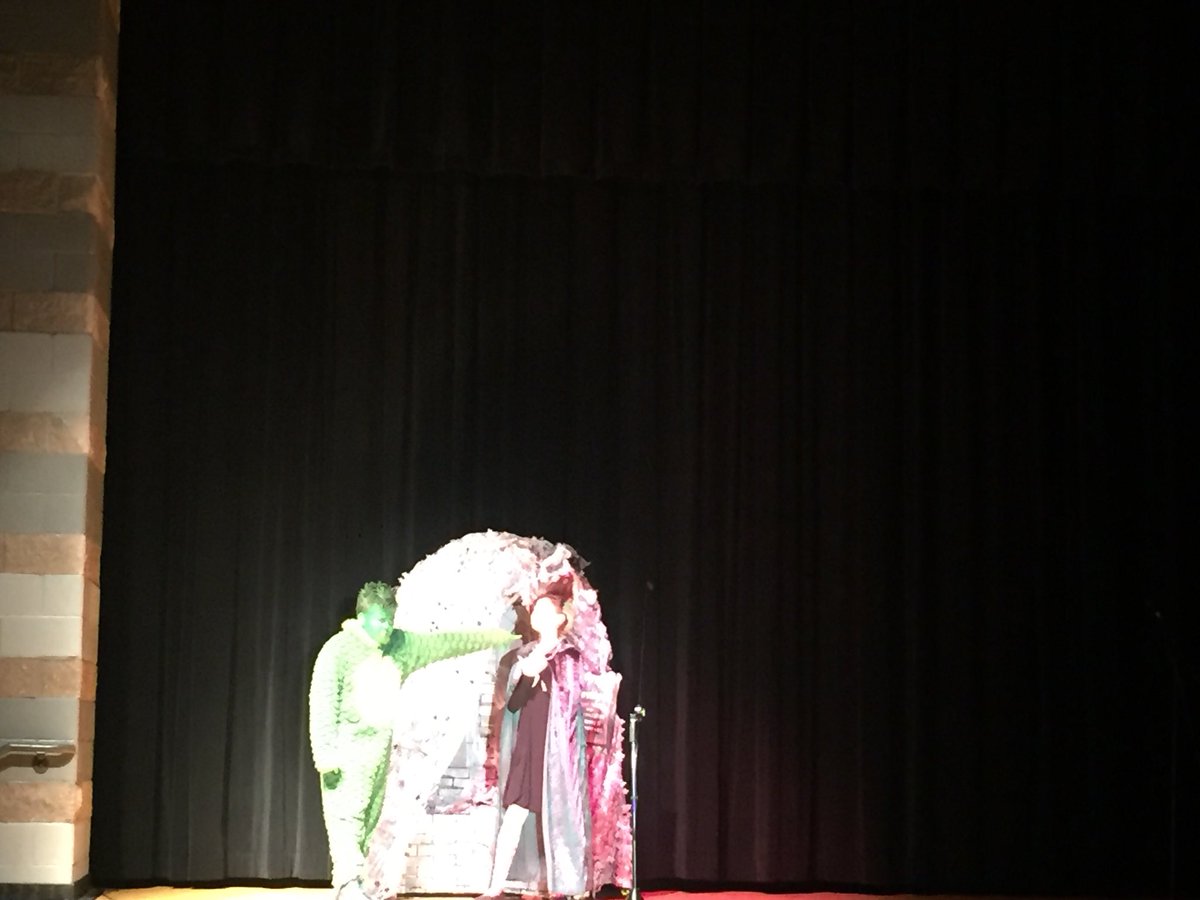 Proud of Dutchman Creek theater students.... The Grinch!