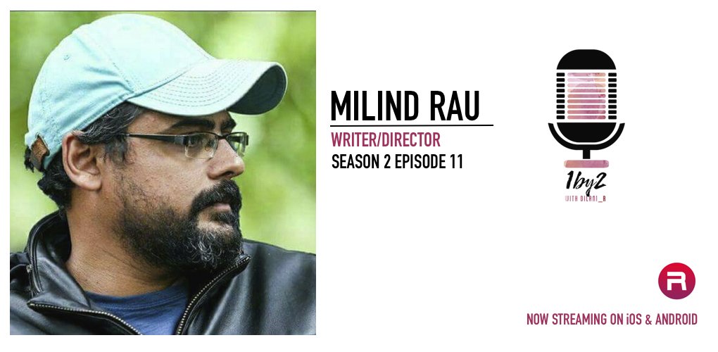 dilani_r's tweet photo. The newest #1by2 w @Milind_Rau is out now on the @raagadotcom apps & at https://t.co/RGFqRCTRyC! Tune in to hear all about how he & @Actor_Siddharth made #Aval "to treat the horror genre the way it deserves to be treated"! #Gruham #THND https://t.co/8ZM3xKBApM