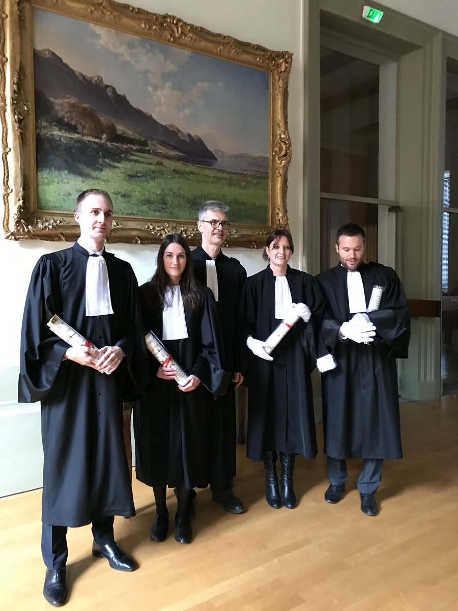 Prestation de serment des nouveaux Avocats près la Cour d’Appel de Chambéry. Bienvenue à nos quatre Confrères inscrits au Barreau de Thonon-les-Bains