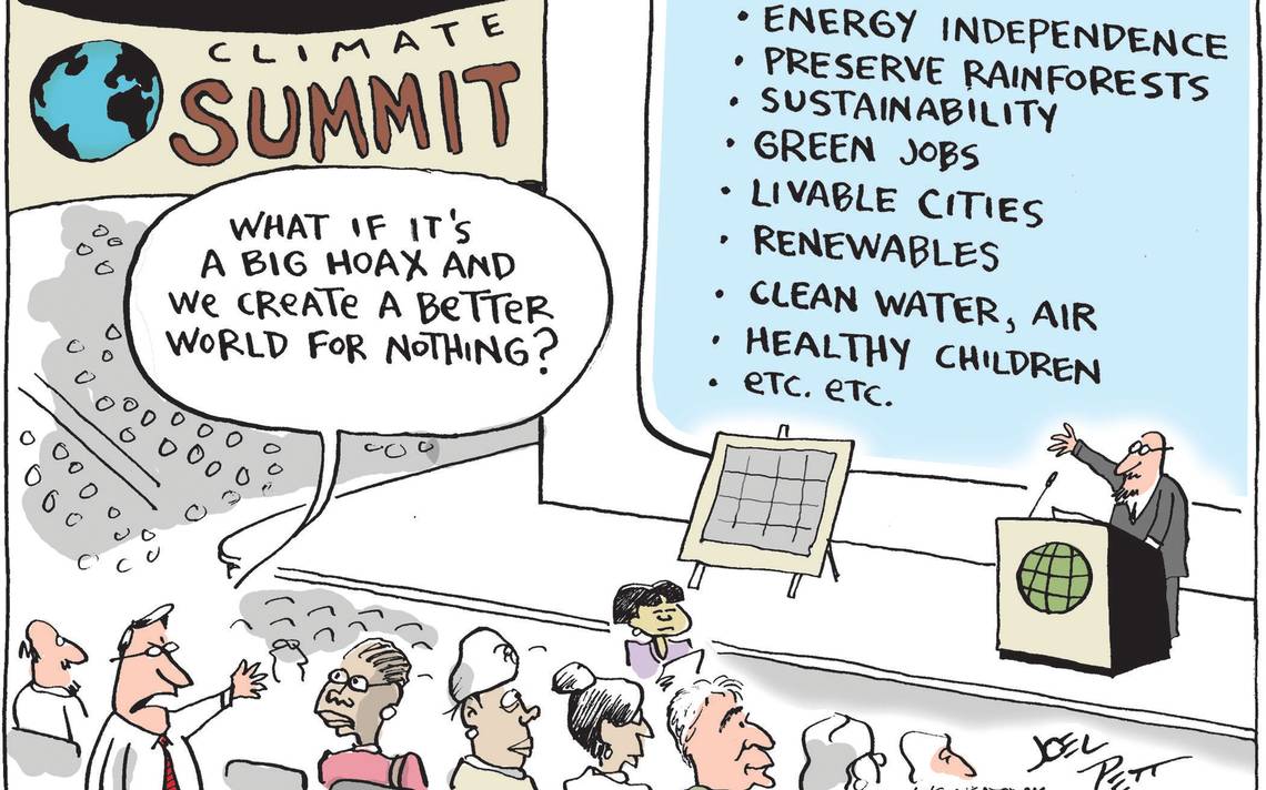 PetterLydn's tweet photo. Thanks #climate twitter for a good 2017, see you in 2018 when emissions should be low and spirits high! This classic by Joel Pett is still valid: https://t.co/Fg1eEiUonx
