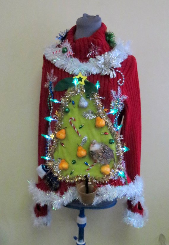 ChristmasSweat3's tweet photo. Custom "Partridge in a Pear Tree" Light-up Ugly #Christmas #Sweater by @ChristmasSweat3. #Xmas #xmas2016 #holiday https://t.co/eIaIrr3Z40  #Christmas https://t.co/36nXGcN6Tp