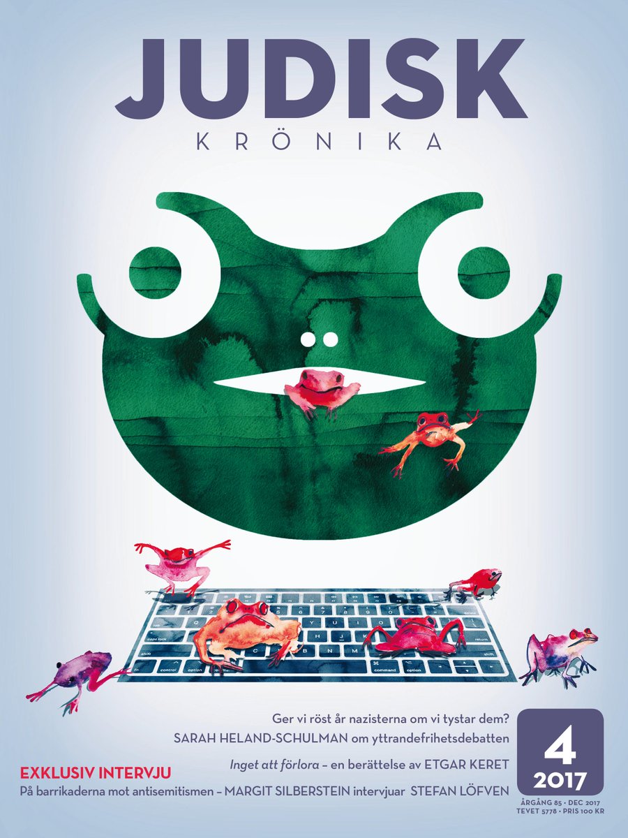 Nu finns JK 4 att köpa på Hedengrens vid Stureplan eller börja prenumerera: 
judiskkronika.se/subscribe/