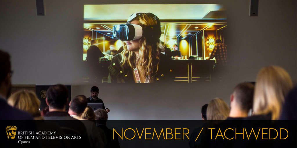 BAFTACymru's tweet photo. In #November we worked alongside @CreativeCardiff to host a special #VR event 👓

We welcomed industry professionals who demonstrated how virtual reality is becoming a reality in the creative industries. 

WATCH: highlights here 👉 https://t.co/OmeyPWlEL7 https://t.co/qAiVhqbNJw