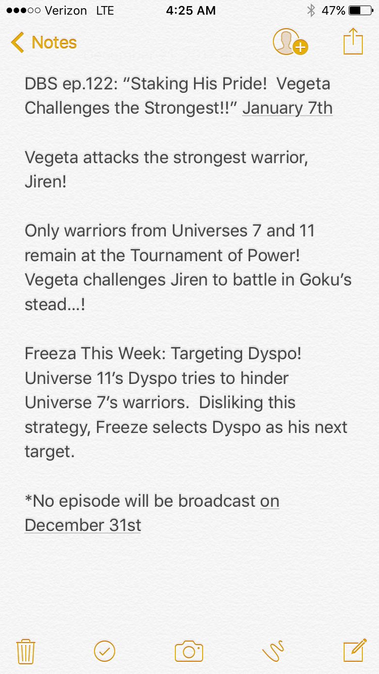 Dragon Ball Super  Ep. 122 - Staking His Pride! Vegeta Challenges