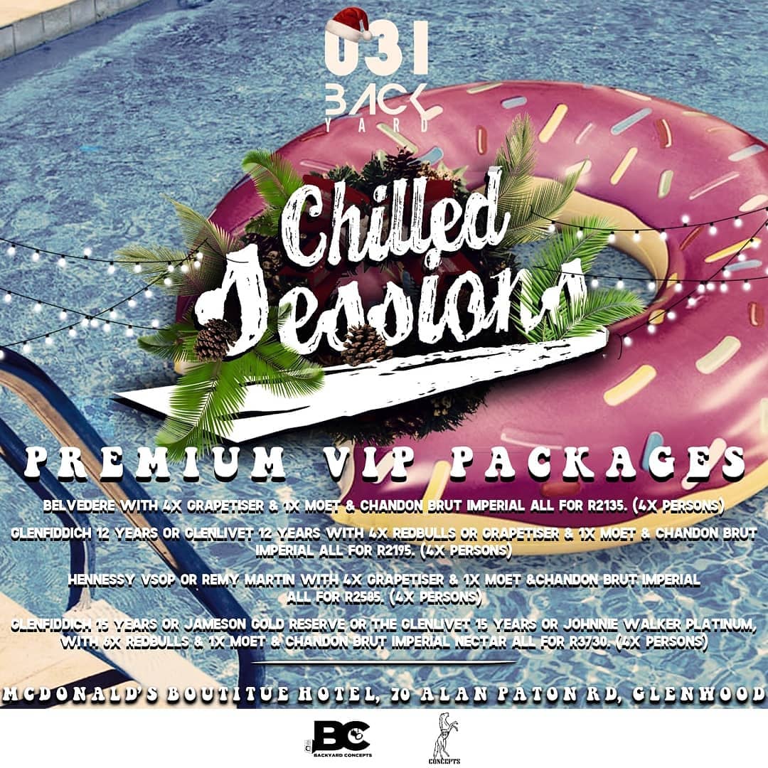 BYD_ZA's tweet photo. #2DaysLeft... If you haven't booked your table well they're running out🤷🏽♀. Don't say we didn't warn you😏. Book a table now by emailing backyard.concepts16@gmail.com #031Backyard #ChilledSessions #23Dec17 #SaveTheDate It's gonna be a movie y'all😅🙌🏽🔥😁😋😉💦 https://t.co/TtgxUbJuot