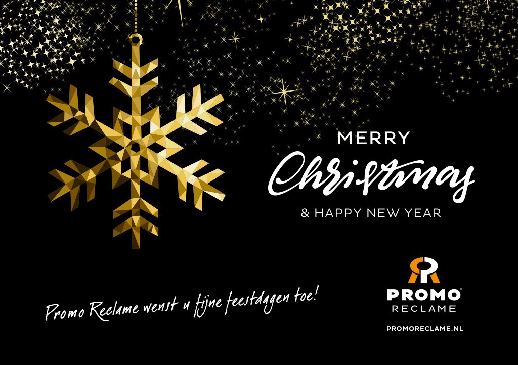 promoreclame's tweet photo. Promo Reclame wenst u fijne feestdagen toe!
Merry Christmas &amp; Happy New Year! #kerstdagen #feestdagen #merrychristmas #happynewyear #newyear #kerstgroet #creatievegroet #ontwerpbureau #promoreclame https://t.co/A5gdHS4KiU