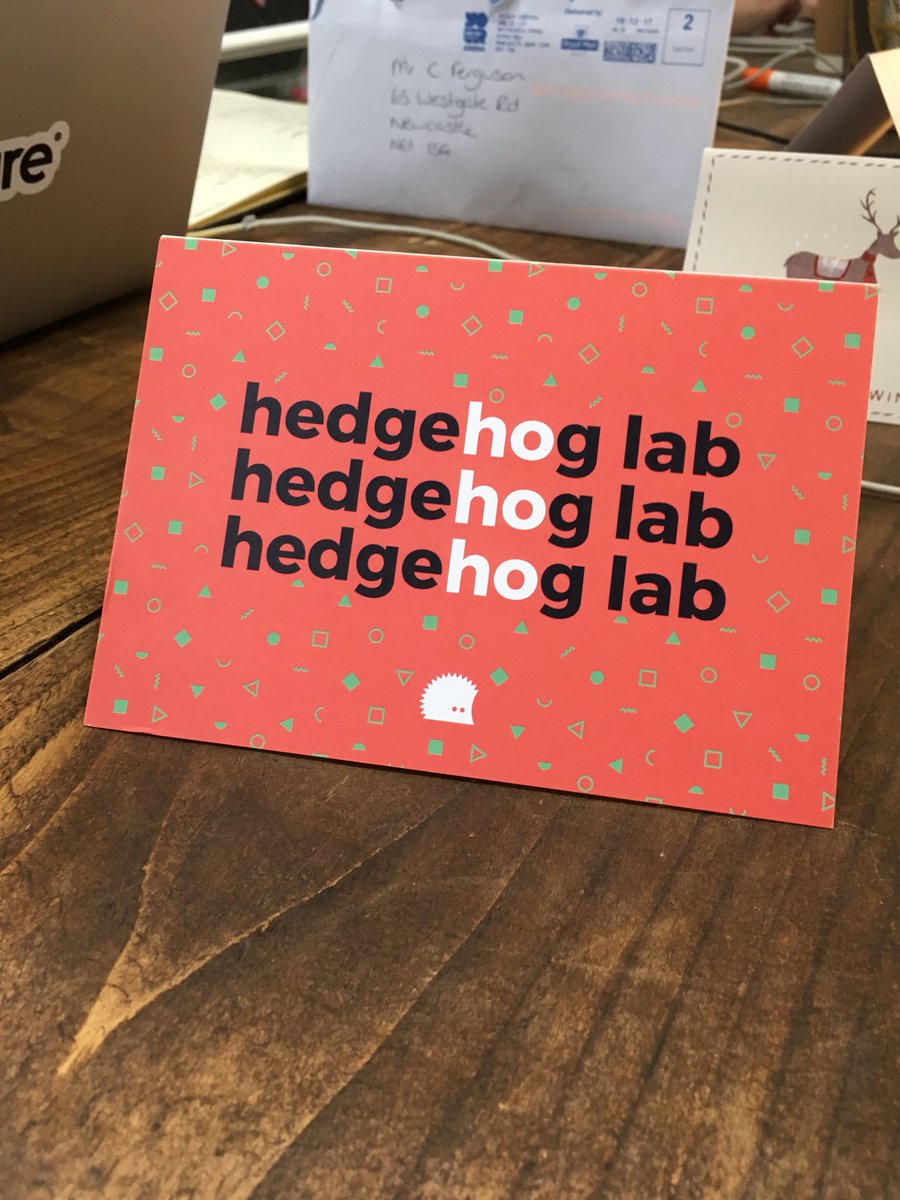 NETechScene's tweet image. Cheers peeps @hedgehoglab merry Christmas 🎅🏻🎉