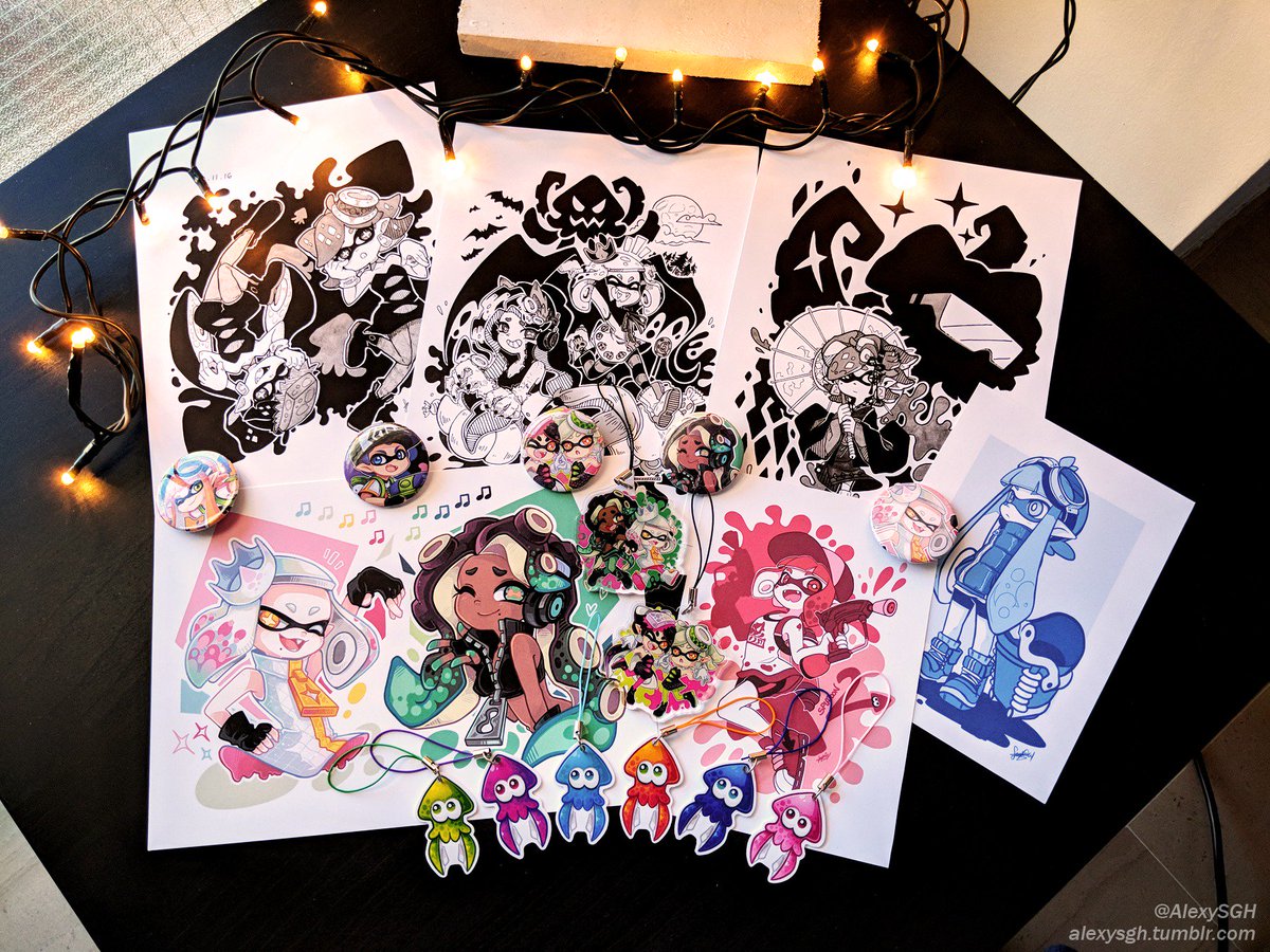 sandraghart's tweet photo. ✨[ SPLATOON PACK GIVEAWAY ] ✨
RULES:
▪️ RT to enter
▫️ Follow @AlexySGH
YOU CAN WIN:
🔸 4 illustrations A5 size
🔹 2 postcards
🔸 5 badges
🔹 6 squid keychains
🔸 2 acrylic keychains

Deadline: Dec 25 ⭐️GOOD LUCK! ( ^v^)/ ⭐️ https://t.co/ap0CWRn16e