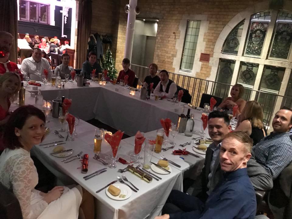 Sa1solutions's tweet photo. SA1βs Christmas party last night at @MorgansSwansea. Great food and even better company, Merry Christmas everyone!! π #sa1 #sa1solutions #morganshotel #christmas2017 https://t.co/UrWBl8DCur