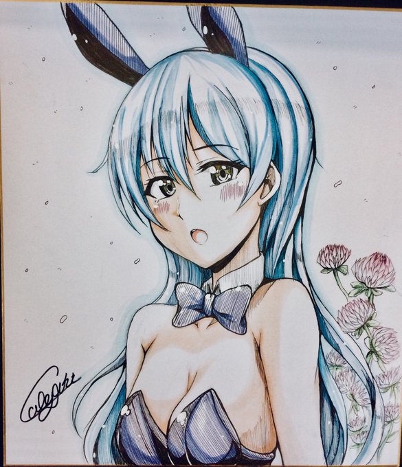 あと、新刊買ってくれたら申告制の色紙描かなきゃ、これは結局どこにも行かなかったので今回ので旅立つかな? 