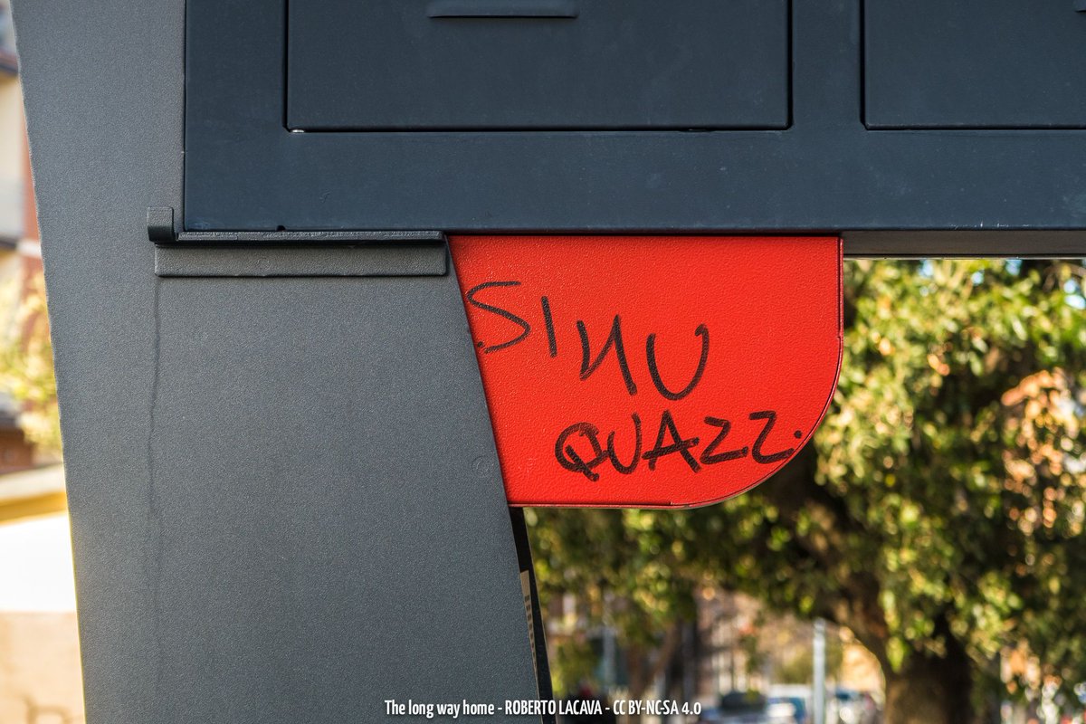 robertolacava's tweet photo. Giovedì 14 dicembre
Amo le scritte per strada, 
sono spesso divertenti e dicono sempre la verità 

#longwayhome #Quazz https://t.co/7vPt9csJj5