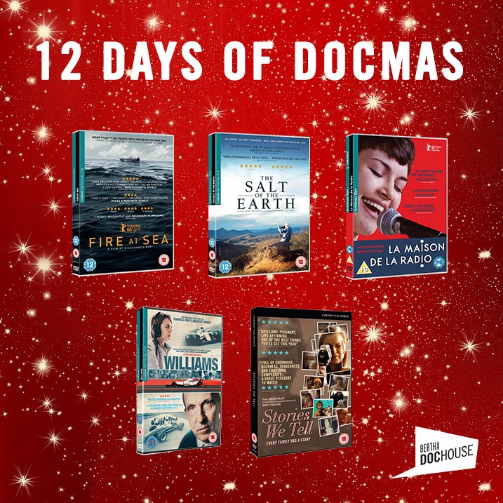 BerthaDocHouse's tweet photo. It's the first of our #12DaysofDocmas and we have a bumper selection of @ArtificialEye Documentary DVD's on offer! Like &amp; RT to enter! #Win #Competition #Advent https://t.co/RRafwIUoHY https://t.co/Nb8BM1IkQA