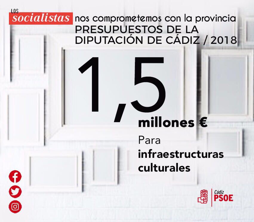 psoecadiz's tweet photo. 🎬Desde la diputación gobernada por nuestra compañera @Irene_Garcia_M apostamos por la #cultura de la provincia de #Cadiz. #infopsoe #psoe #psoecadiz #info https://t.co/9t1m0yQAeC