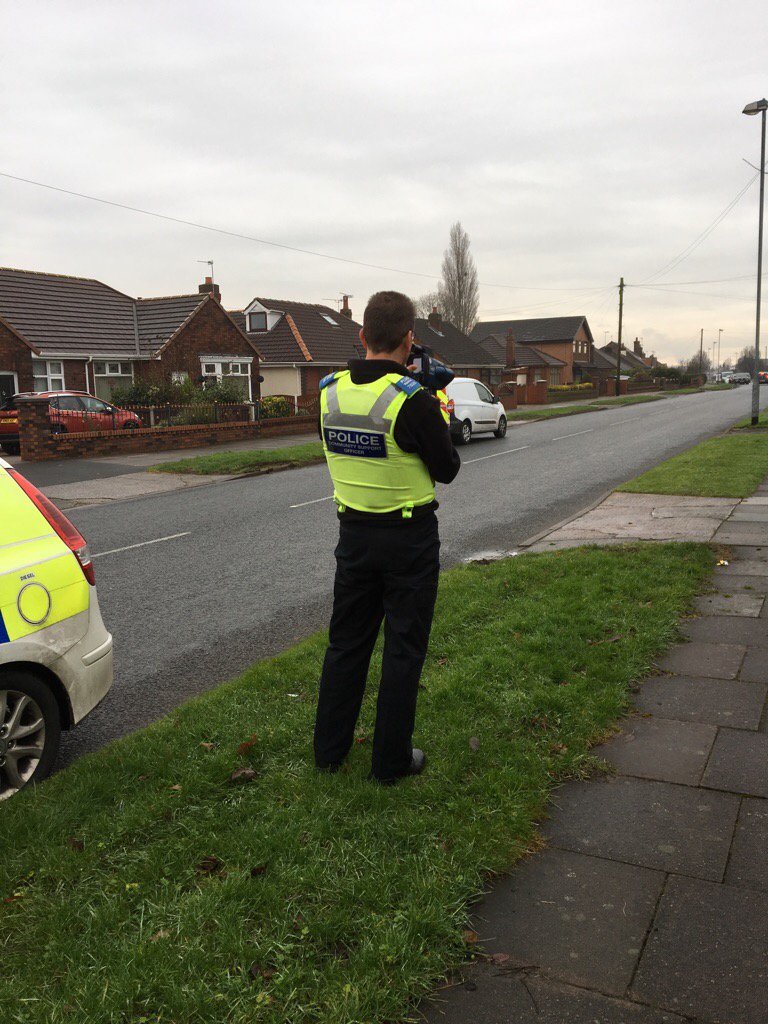 Speed enforcement carried out on Barrowsgreen Lane again this morning. 30mph means 30mph.