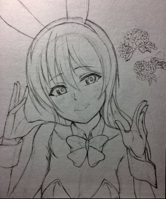 色紙2枚目下書き
お花描くのが楽しい時期 