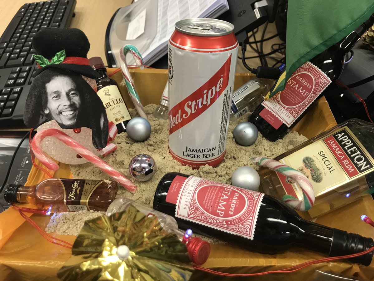 Cara Hotel Marketing (@carahotelmkt) on Twitter photo This is how the office decoration by our commercial team for Jamaica looks like! Caribbean Christmas couldn't look better which is why they won the Cara Christmas Decoration Competition 2017! #ChristmasDecorations #Caribbean <a href="/VisitJamaicaUK/">Visit Jamaica UK</a> This is how the office decoration by our commercial team for Jamaica looks like! Caribbean Christmas couldn't look better which is why they won the Cara Christmas Decoration Competition 2017! #ChristmasDecorations #Caribbean <a href="/VisitJamaicaUK/">Visit Jamaica UK</a>