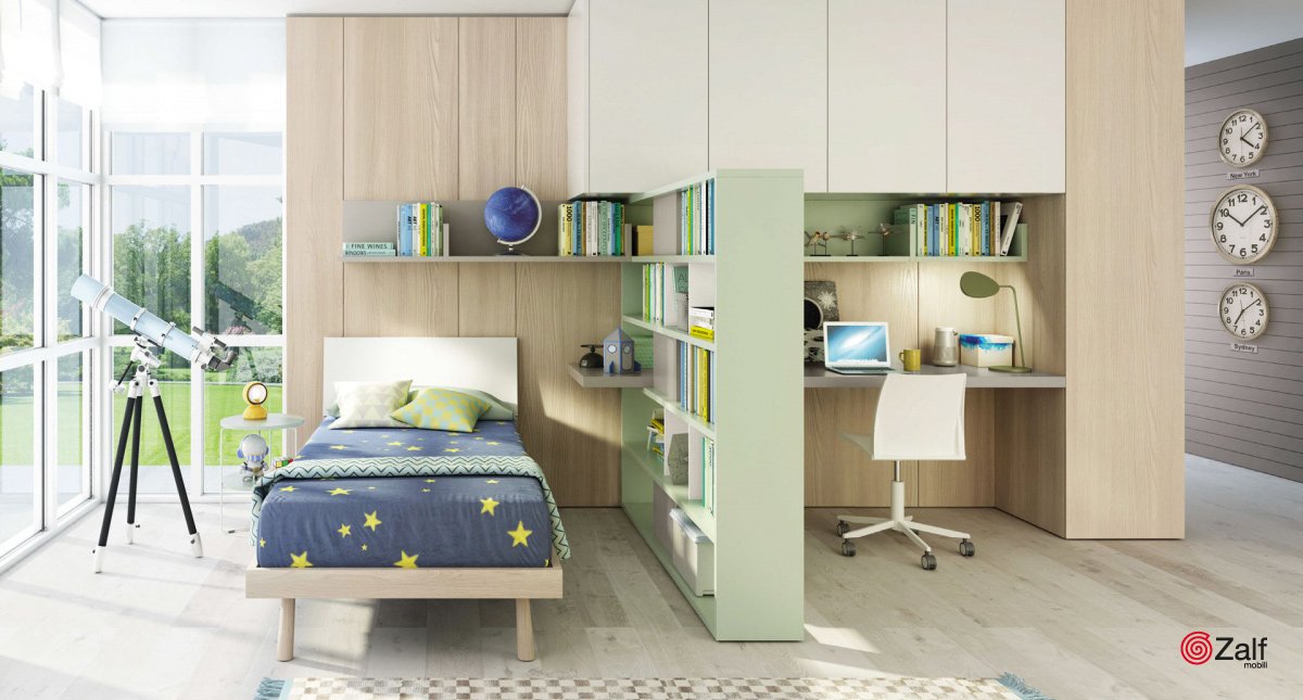 Proiettata in un nuovo universo: #cameretta #Zalf Multispazio Z788.
Scopri tutte le sue caratteristiche: bit.ly/Zalf-Z788 #design