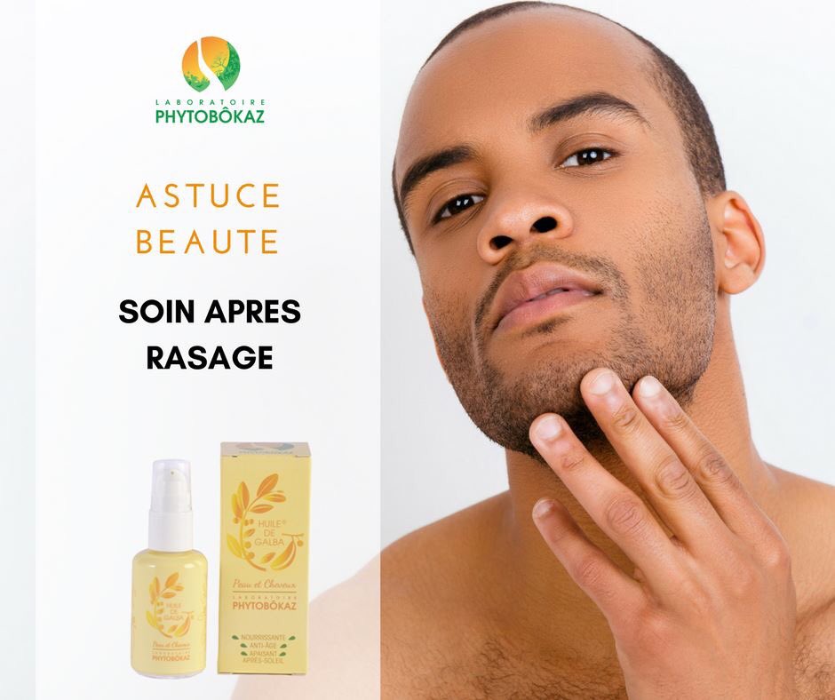 Messieurs, profitez des vertus de l’huile de Galba pour sublimer votre peau après le rasage ou l’épilation.​
​
Après le rasage, appliquez 2à 3 pressions d’Huile de Galba sur une peau propre. ​
L’huile est apaisante, nourissante et régénératrice ​
​
#rasage #phytobokaz #huile