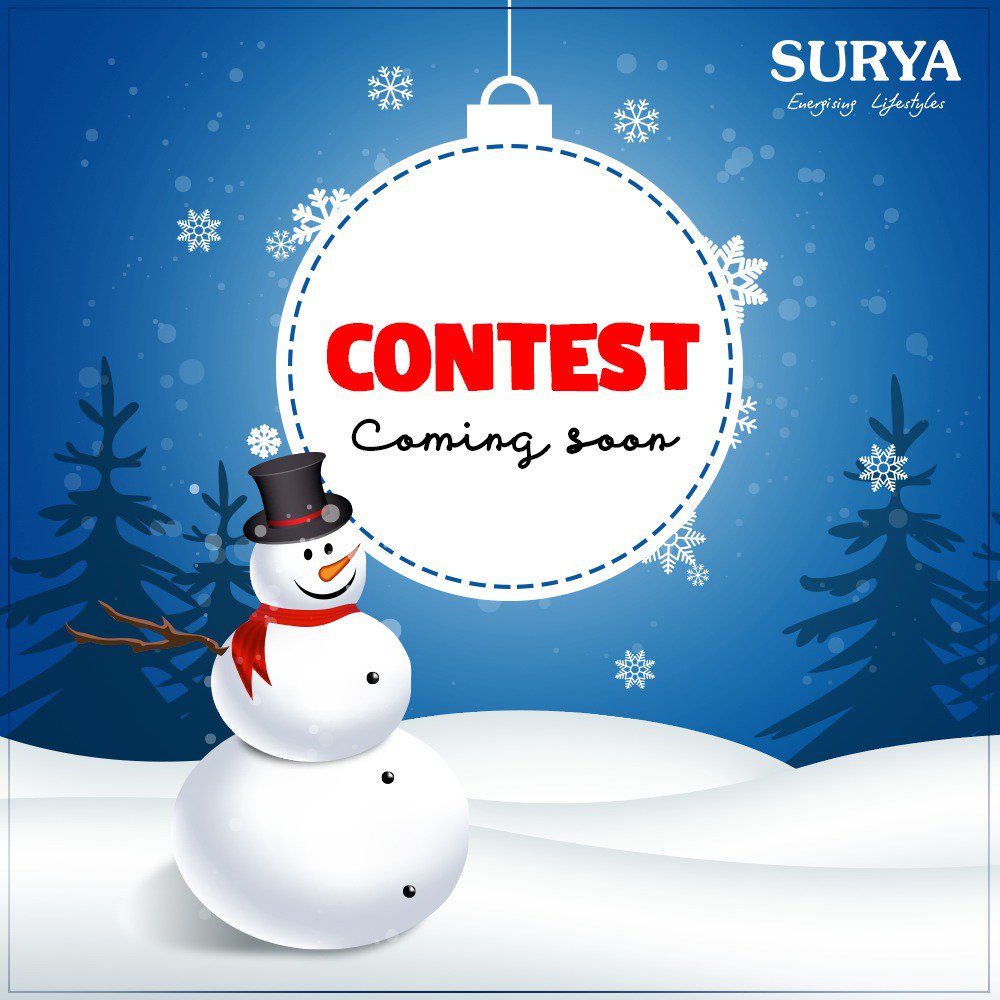 surya_roshni's tweet photo. #SHOUTOUT to the #contestlovers – Time to WIN Surya Goodies again #FestiveMode #FestiveTime #WinnersWay #ContestGoodies https://t.co/64yZptiVft