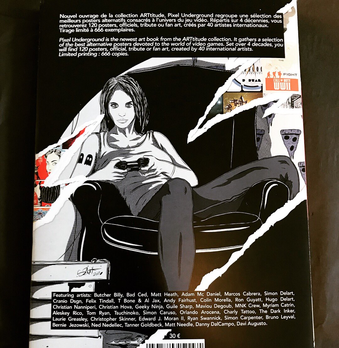 needledesign's tweet photo. Just got my artist copy of #PixelUnderground from @therealarttitude get yours from https://t.co/2r3yKdxZvs
#videogames #gaming #CallofDutyWWII https://t.co/3EWq9IxJxn