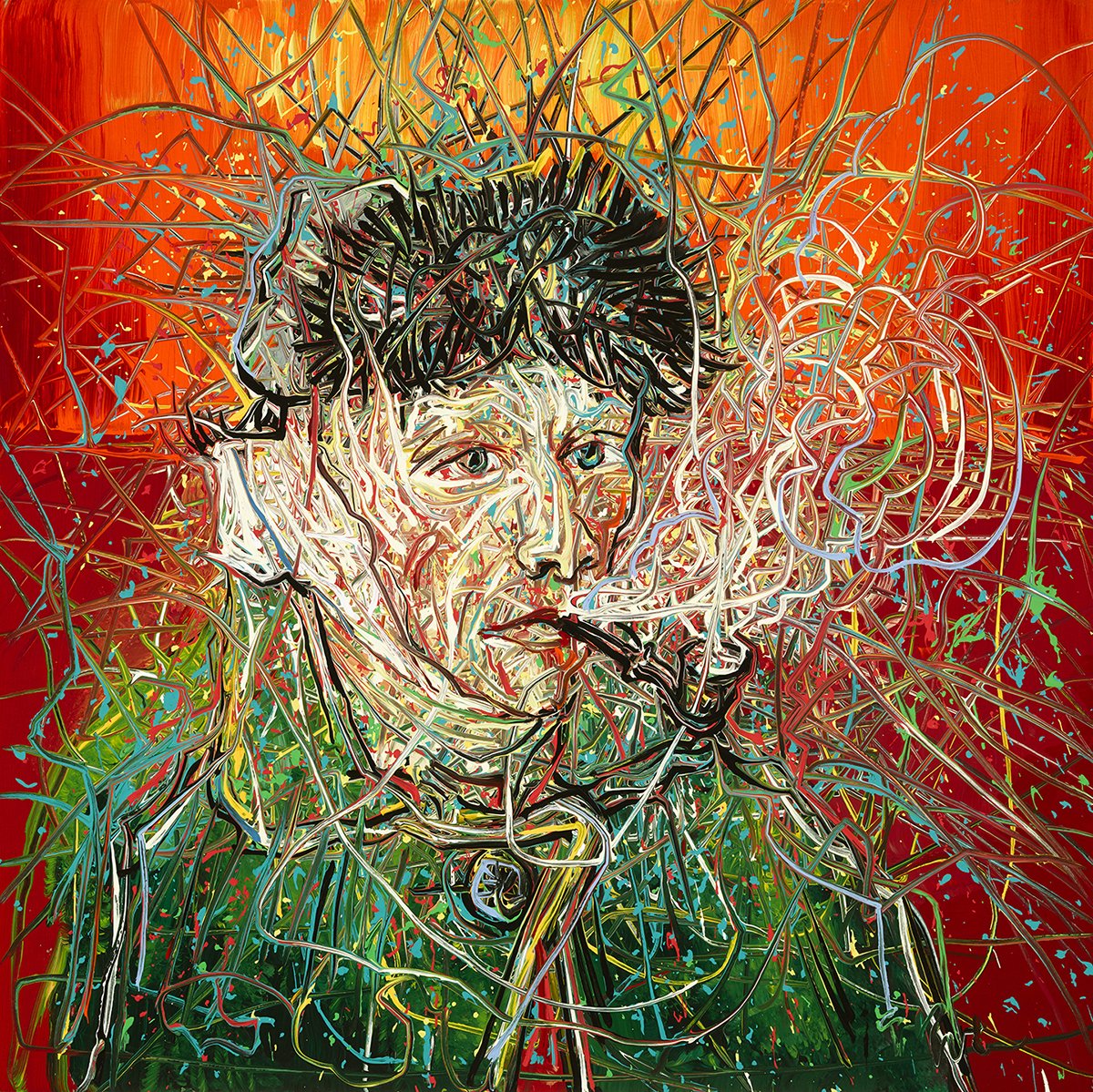 vangoghmuseum's tweet photo. We have switched it up and now have Van Gogh II (2017) and Van Gogh III (2017) on view. Which one do you like the most? #VanGoghInspires Zeng Fanzhi © https://t.co/5BLzLRpWzF