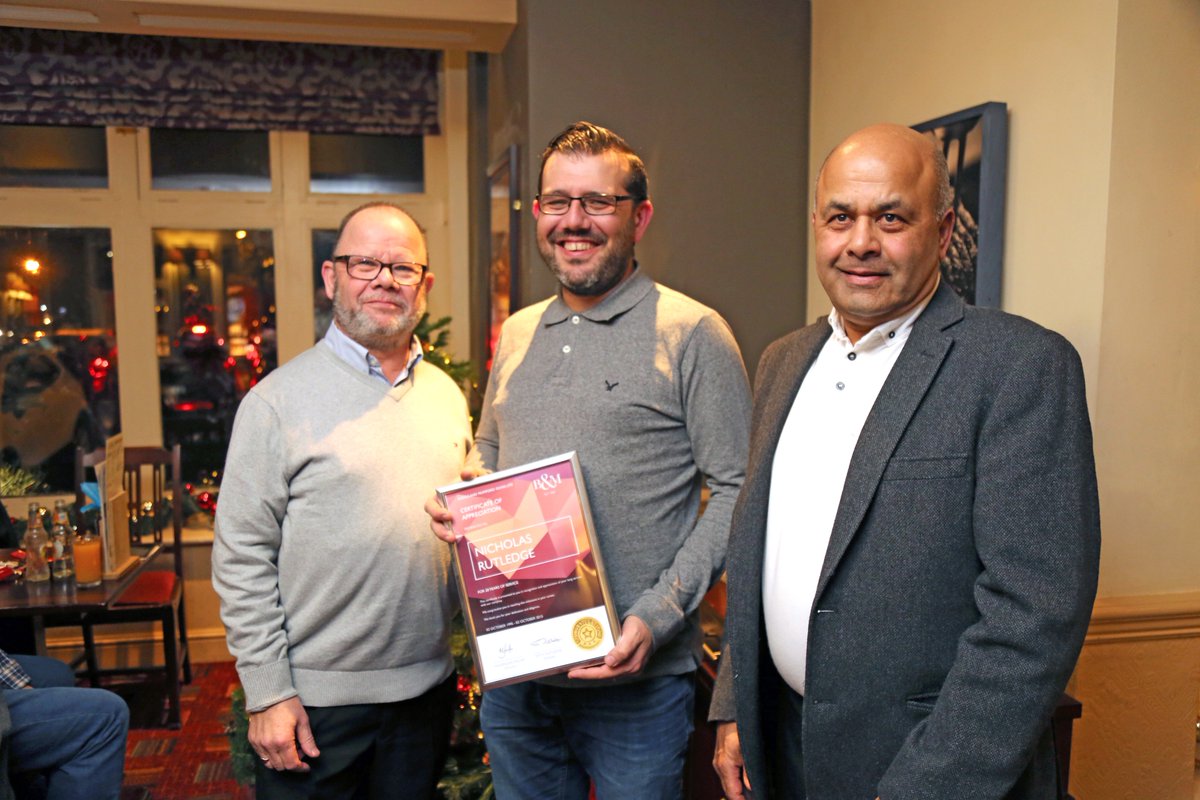 BidMum's tweet photo. Congratulations to Nicholas Rutledge on achieving 20 years of dedicated service at Biddle and Mumford Gears! https://t.co/PG7YUpqIgD