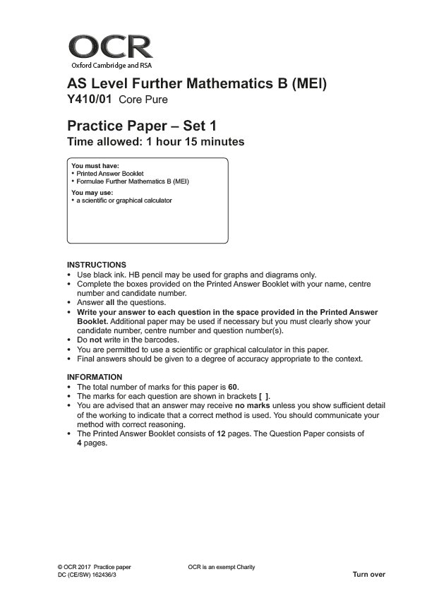Ocr Maths On Twitter Now Available Our First Practicepapers For As Alevel Maths B Mei As Furthermaths B From Https T Co 0upagzjbci Additional Papers Will Be Published Soon Meimaths Earlychristmaspresent Https T Co Xxow31zsps
