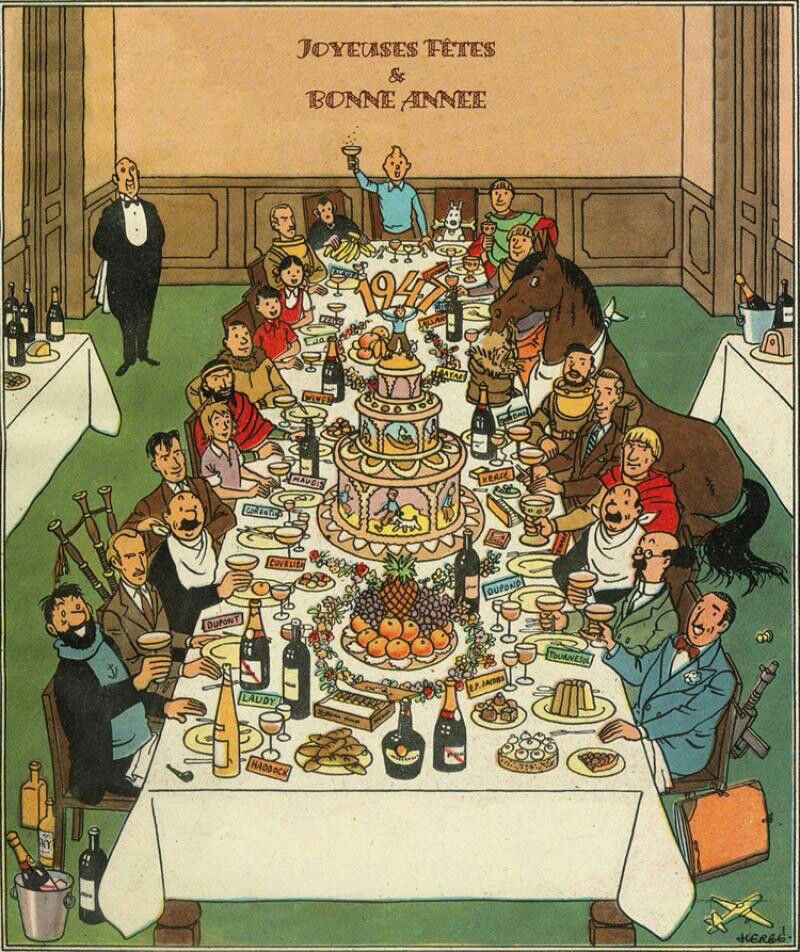 Musk_DaiIy_news's tweet photo. Here is the celebration of ‘Tin Tin’ for 1947. Created by Belgian  cartoonist Georges Remi  under the pen name of Hergé. 
We have the books in French. Dr S is a huge fan https://t.co/GDMufVYWQW