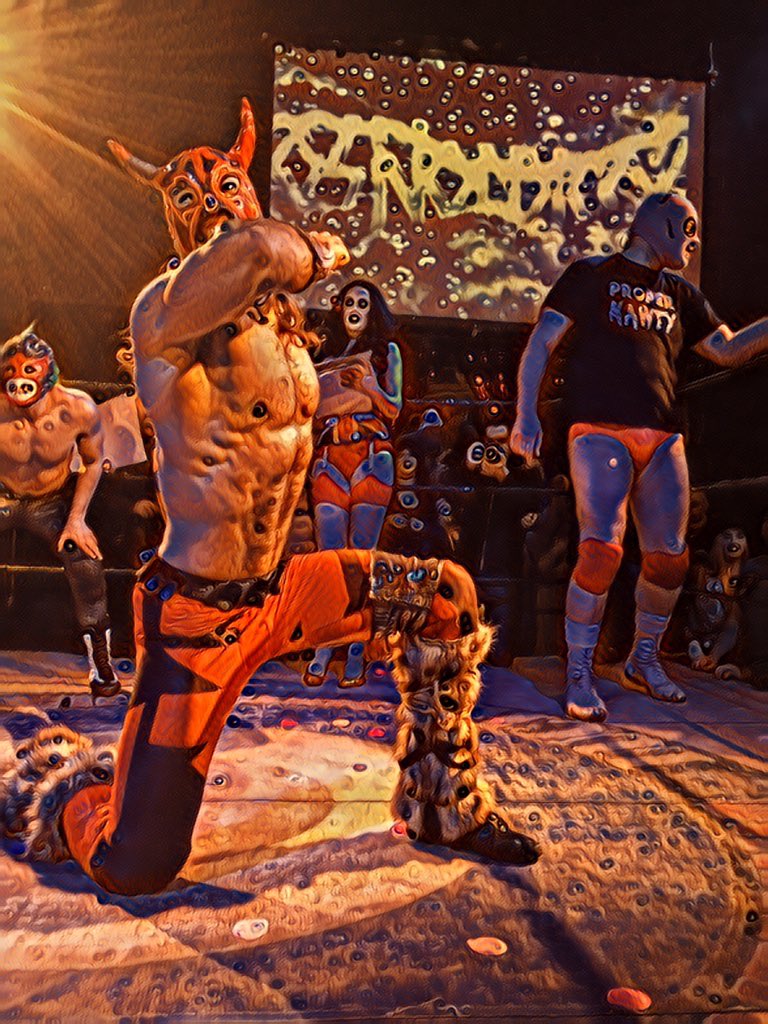 jMAC_WIR's tweet photo. @edgamester aka Nordico was bringing some frost and fire to @LuchaBritannia during his winter solstice https://t.co/t9cfN2Mioo
