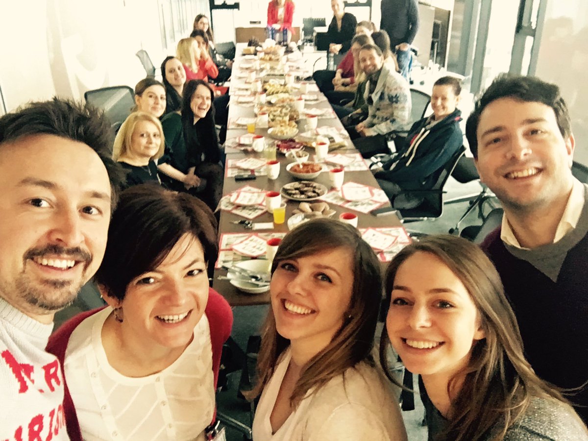 nataliahle's tweet photo. We at MoneyGram are celebrating Christmas the only way we know how. Christmas feast with the best HR, Payroll and Talent Acquisition teams! https://t.co/E4qNVmt6OF