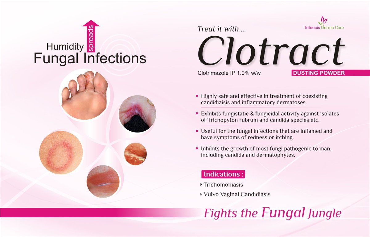 wwwintencisder1's tweet photo. CLOTRACT DUSTING POWDER - Antifungal; Fights the Fungal infection #antifungal #dustingpowder #fungicidalaction #skincare #dermatology #dermatoses #beauty #healthandwellness #antiinflammatory #reducesredness https://t.co/IpPU8TXpkD https://t.co/GAQq1qTqv6