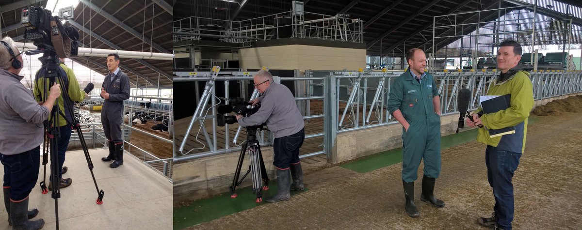 herdhealth's tweet photo. Bobby and @martingreenvet preparing to appear on @bbcmtd to discuss work on #AntimicrobialUse in #dairy herds - check them out at lunchtime and tonight! https://t.co/WuP05gSlT4