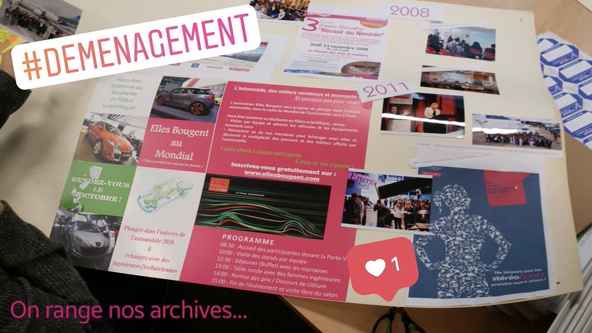 Ellesbougent's tweet photo. Notre #déménagement, c’est aujourd’hui ! L’occasion de retrouver des souvenirs de l’association @ellesbougent #10ansEB 😍 cc @GarnierNoe aux commandes des stories #Instagram &amp; #Snapchat 👻 https://t.co/vo5SA8FVGI