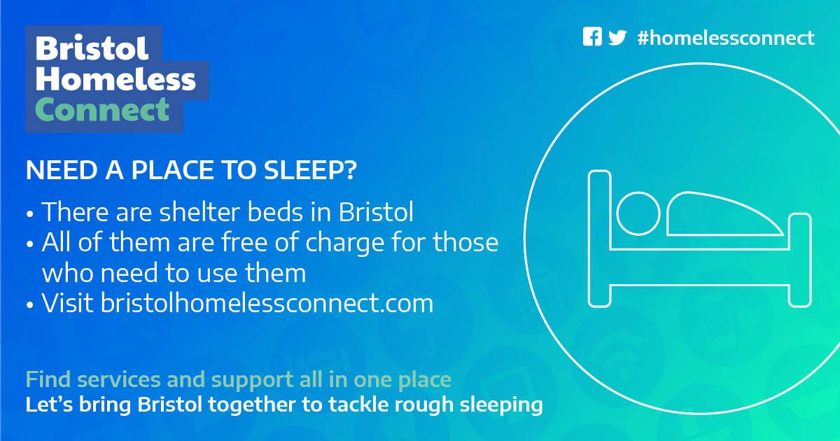 Seen someone sleeping rough in Bristol? Visit socsi.in/oPWT7 &amp; find out how they can get help #HomelessConnect