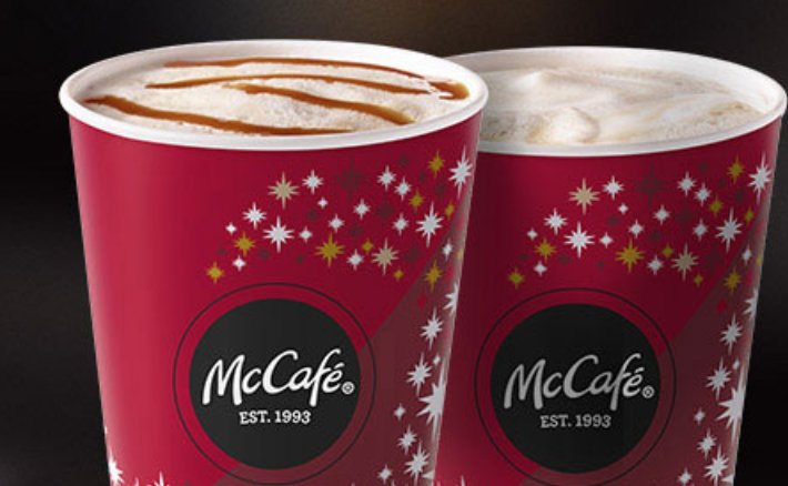 The seasons sweetest treat! Stay warm this Thursday with a sm. #McCafe peppermint mocha for just $2, #lllinois!