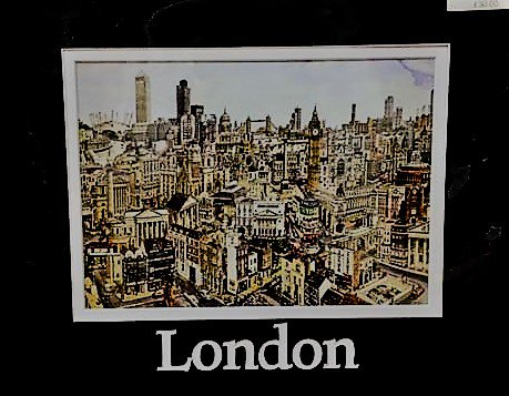 This weeks print is 'London Revisited' by Stuart Martin Moore, he paints London with all the monuments and buildings.