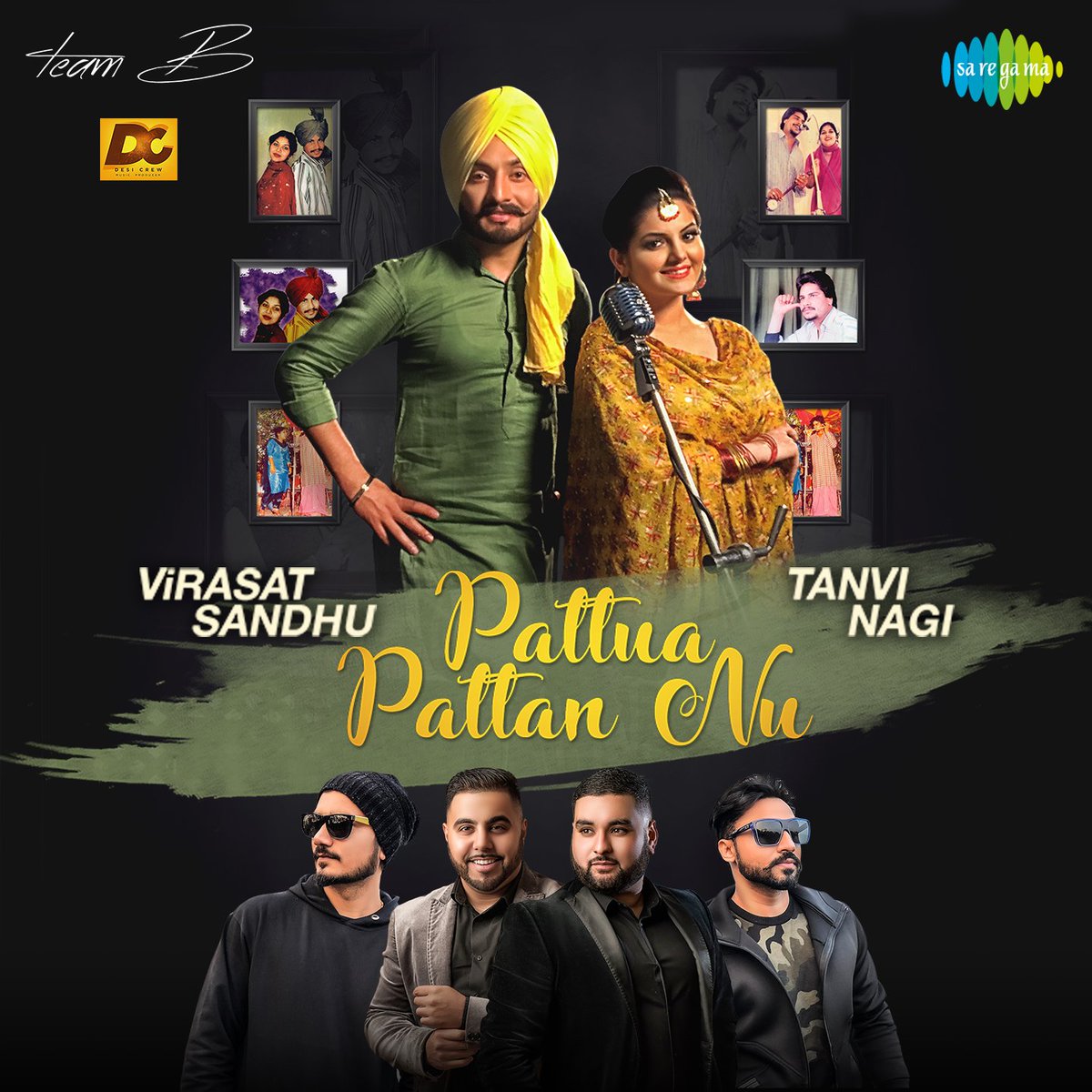 <a href="/AnujBSunnyB/">Team B Music</a> &amp; <a href="/DesiCrewMusic/">Desi Crew</a> bring to you a re-interpreted version of the popular song Pattua Pattan Nu.  Sung by #VirasatSandhu &amp; #SudeshKumari, music has been rearranged by Team B &amp; Desi Crew to give it a modern contemporary touch. <a href="/TanviNagi/">Tanvi Nagi</a>
