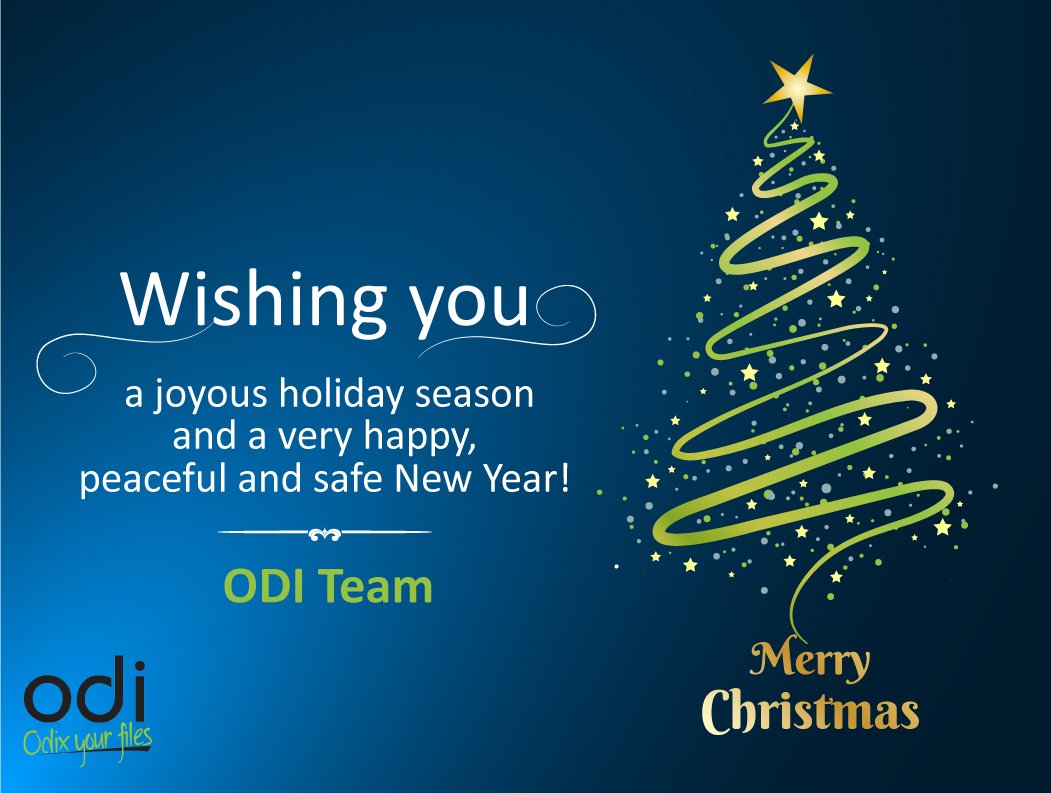 ODICDR's tweet photo. ODI Team wishes you a joyous holiday season and a happy &amp; safe new year! 
#CyberSecurity #cybercrime #malware https://t.co/PWcsVltans