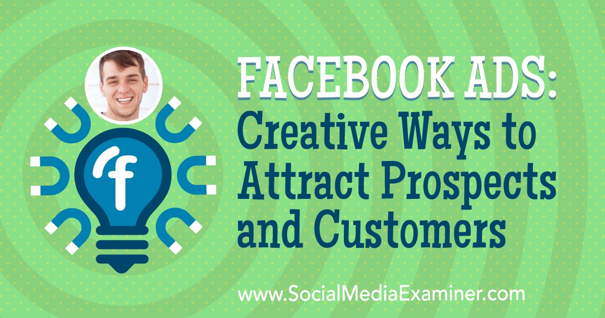 AppWithoutCode's tweet image. Facebook Ads: Creative Ways to Attract Prospects and Customers mhb.io/e/3yp35/6x #SocialMedia via @SMExaminer