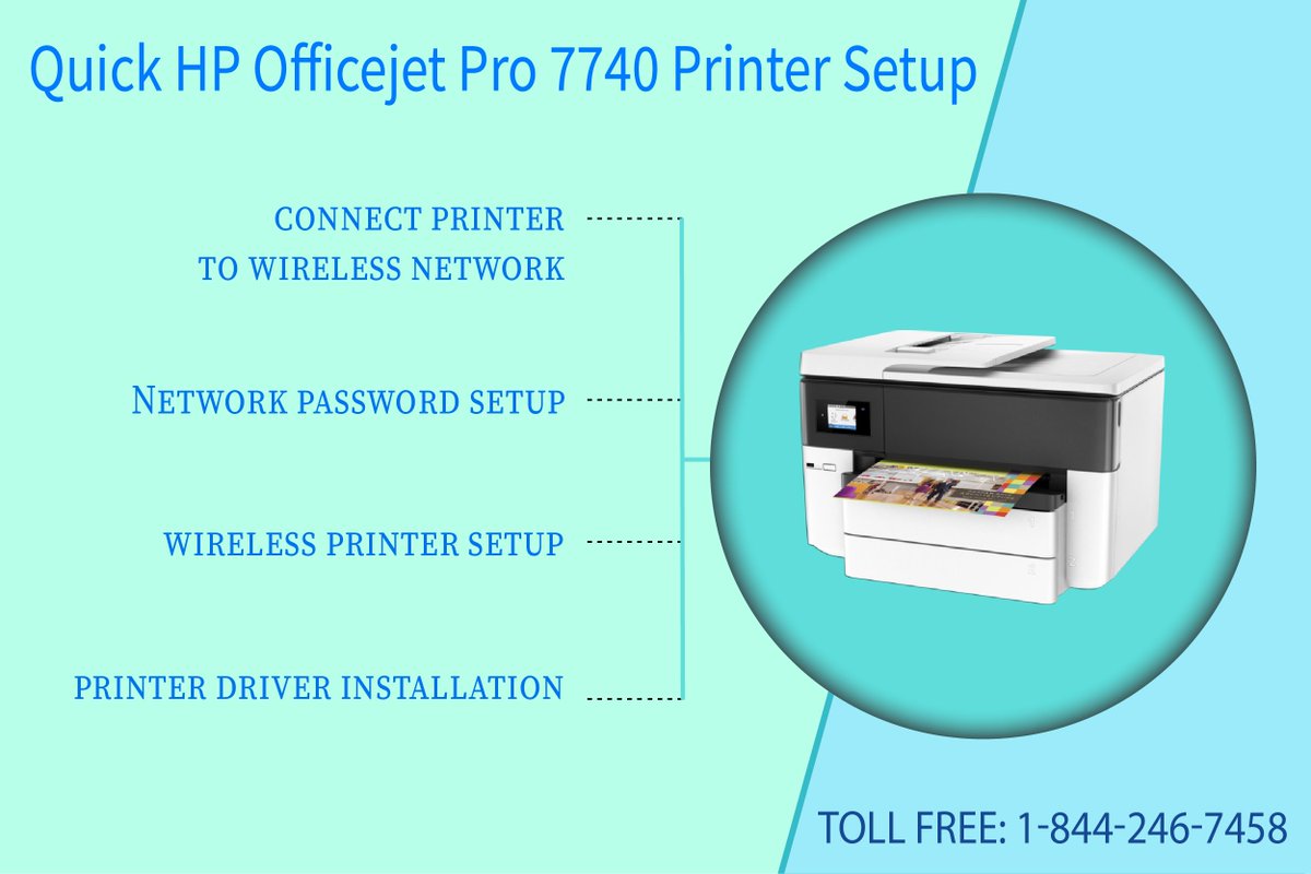 hp officejet pro 7740 installation