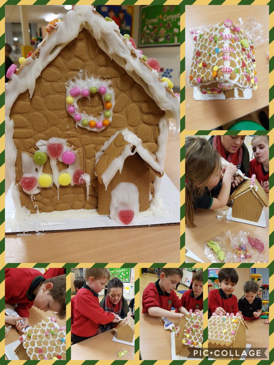 carcollanhari's tweet photo. Mwynhau addurno tŷ bach sinsir neithiwr. Enjoying decorating a gingerbread house last night! https://t.co/XhqNQelPUP