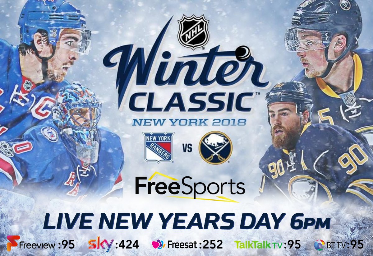 FreeSports_TV's tweet photo. Today is the day..The Winter Classic is #LIVE from Citi Field, New York on FreeSports at 6pm. 

Are you ready!? 🏒💢

#WinterClassic #FreeSports https://t.co/5yJa21cEmN